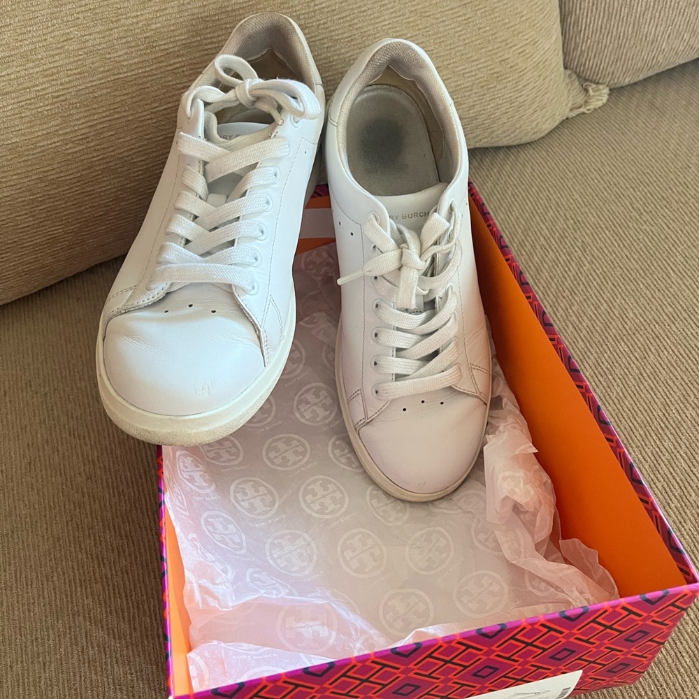 Tory Burch Classic White Sneakers for Women